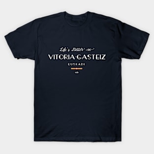 VITORIA-GASTEIZ Basque Country Euskadi Spain Flag T-Shirt